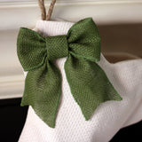 Woven Dog Bone Christmas Stocking