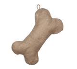 Natural Burlap Dog Bone Stocking