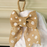 White Dot Minky Dog Bone Stocking