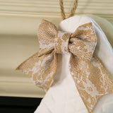 White Quilted Dog Bone Stocking