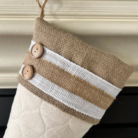 Classic Quilted Stocking - Style J