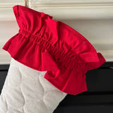 Quilted Stocking with Red Accents - Style M