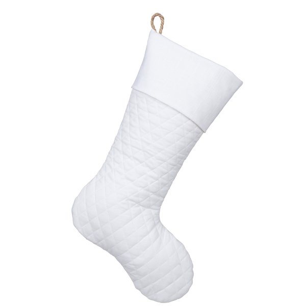 White Christmas Collection - Stocking J