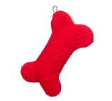 Red Quilted Dog Bone Stocking