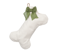 Woven Dog Bone Christmas Stocking