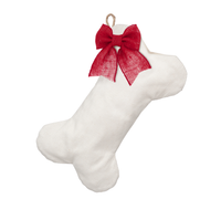 Woven Dog Bone Christmas Stocking