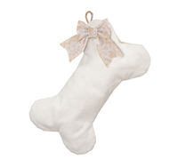 Woven Dog Bone Christmas Stocking