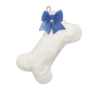 Woven Dog Bone Christmas Stocking