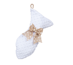 White Dot Minky Fish Stockings for Cats