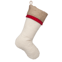 Quilted Stocking with Red Accents - Style P