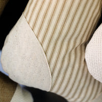 Taupe Ticking Stocking - D