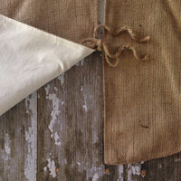 36" Inch Ivory Burlap Christmas Tree Skirt