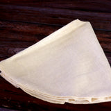 36" Inch Ivory Burlap Christmas Tree Skirt